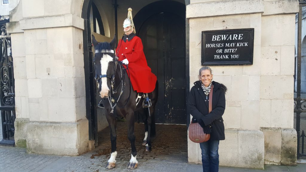 Mounted Guard Buckingham Palace London England